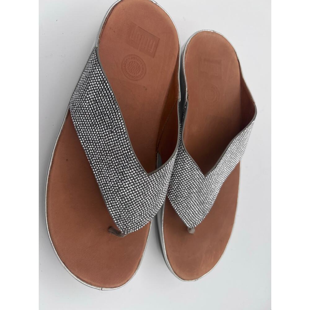FitFlop Women's Crystal Embellished Slide Sandals